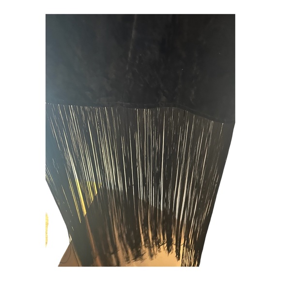 All That Jazzy Black Velvet and Fringe bottom. Size:S - Picture 3 of 4